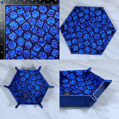 Galaxy Dice Hex Snap Dice Tray