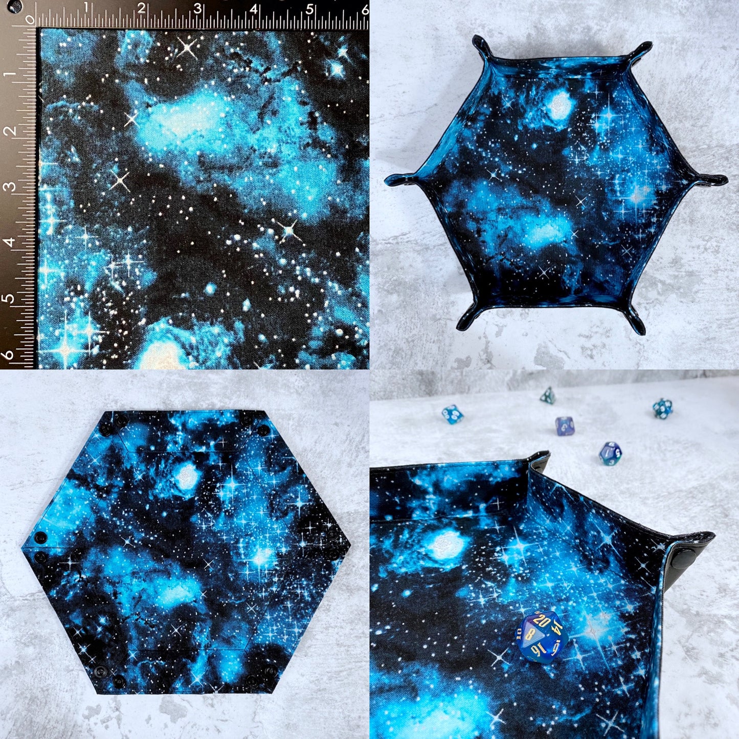 Nebula Hex Snap Dice Tray