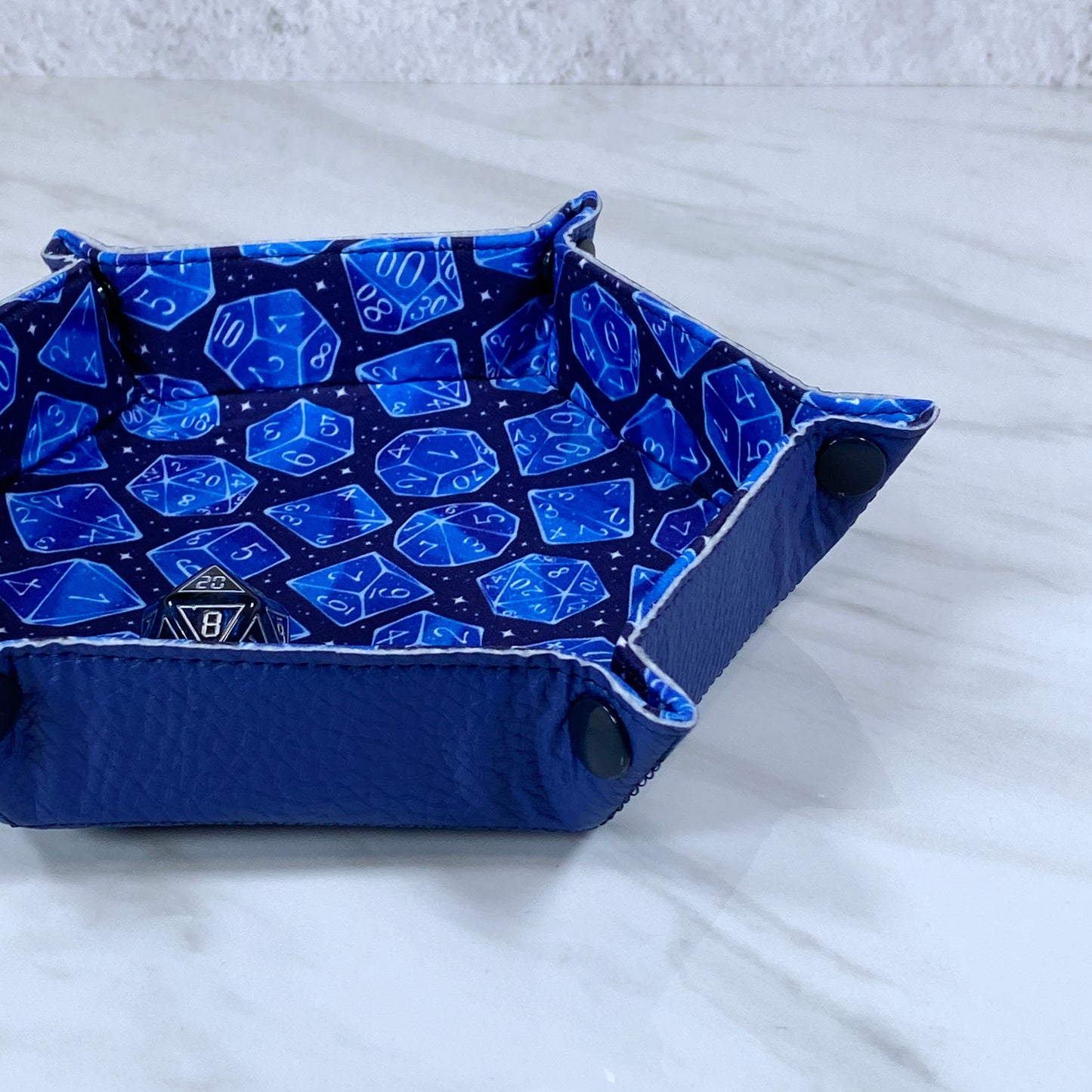 Galaxy Dice Hex Snap Dice Tray