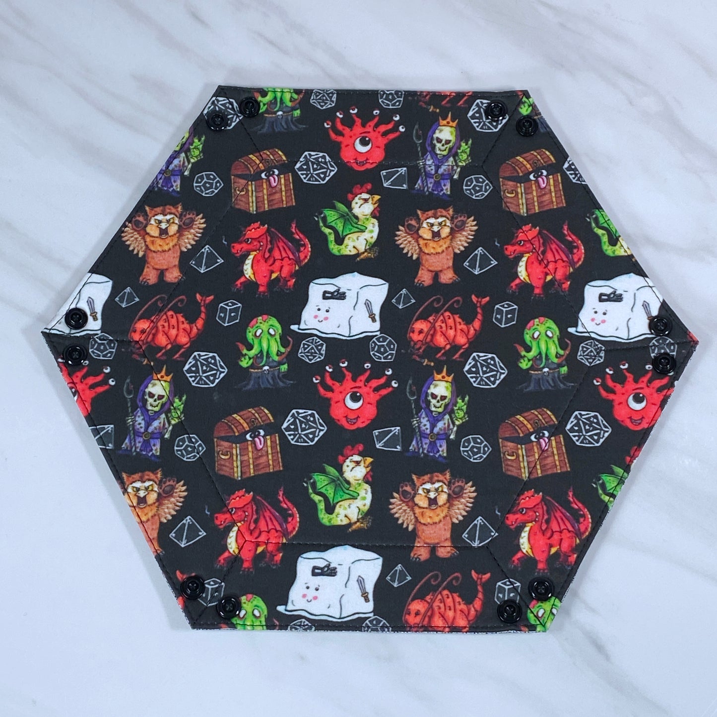 Classic Monsters Hex Snap Dice Tray
