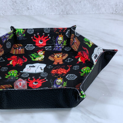Classic Monsters Hex Snap Dice Tray
