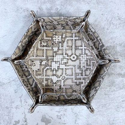 Dungeon Map Hex Snap Dice Tray