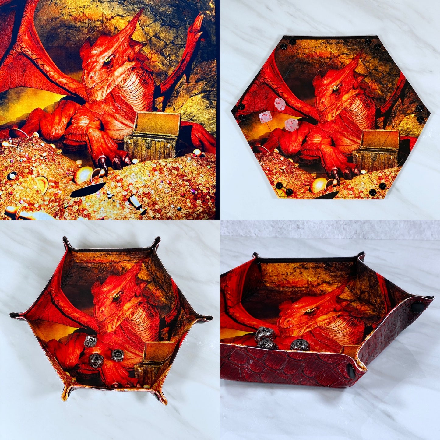 Epic Dragons Hex Snap Dice Tray