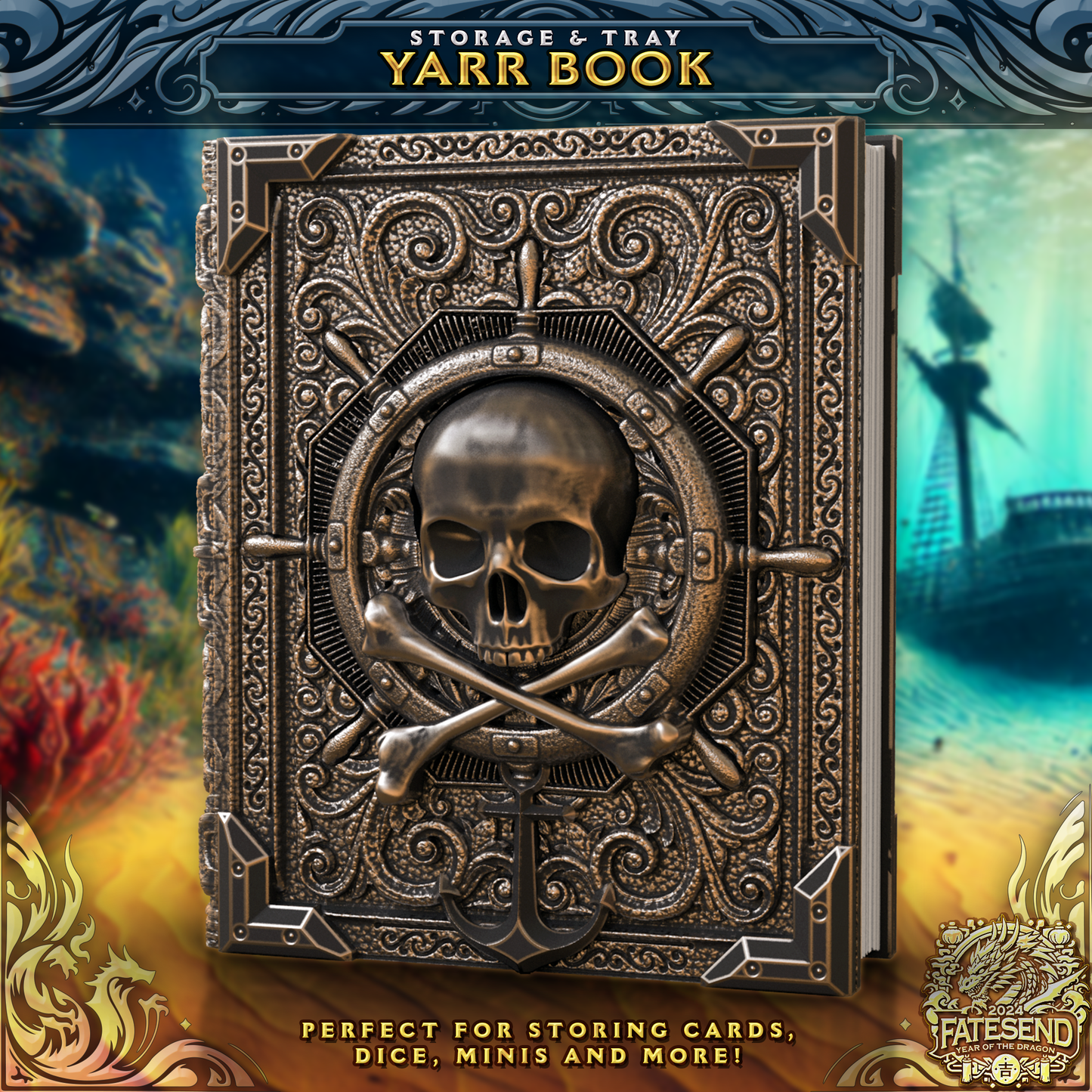 Pirate Yarr Storage Book