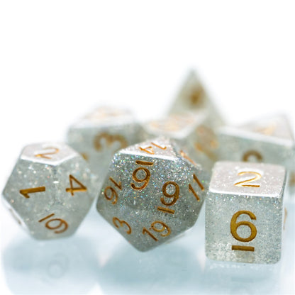 Pixie Dust Silver Dice