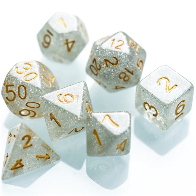 Pixie Dust Silver Dice