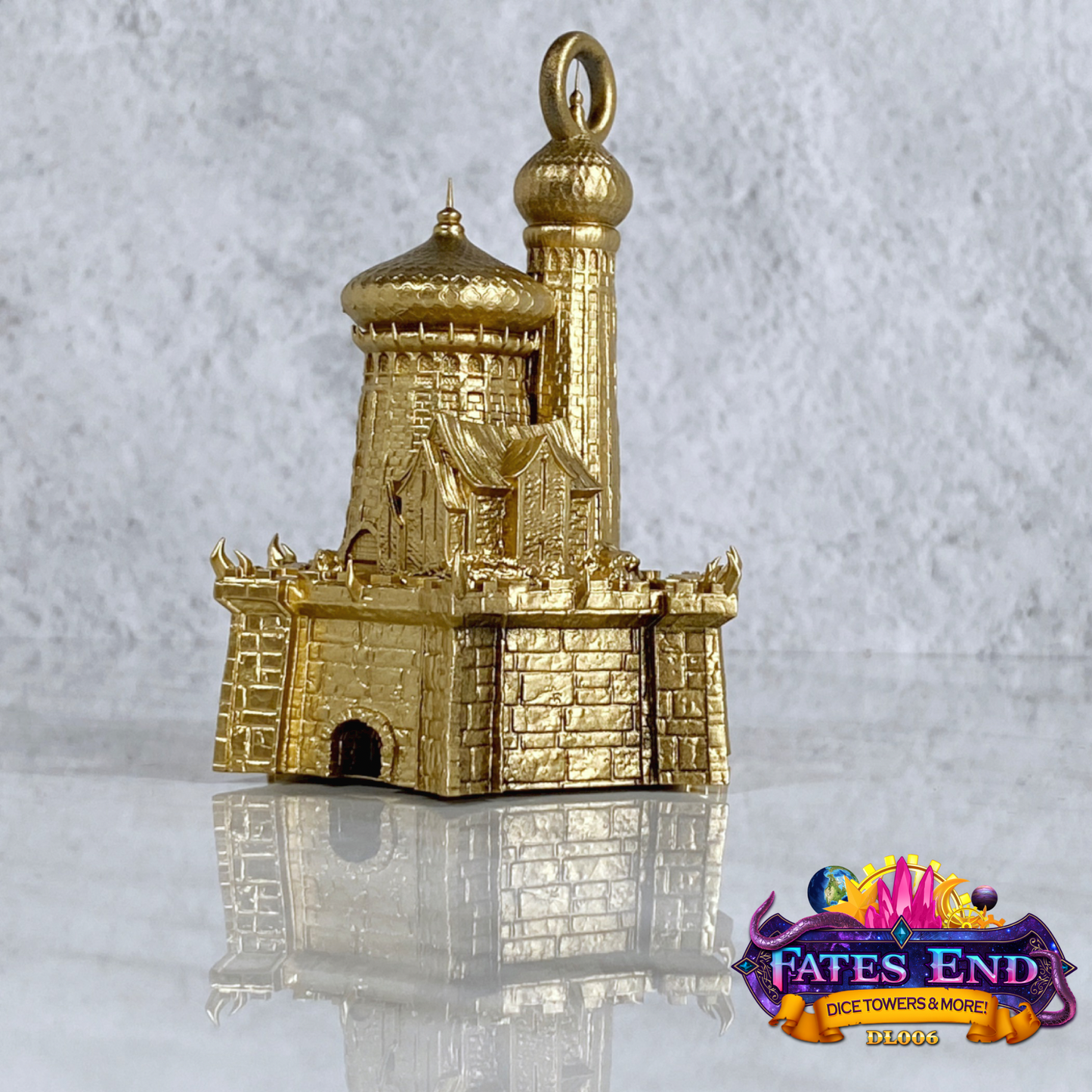 Classic Fantasy Tower Christmas Ornament