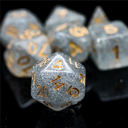 Pixie Dust Silver Dice