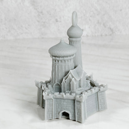 Classic Fantasy Tower Christmas Ornament