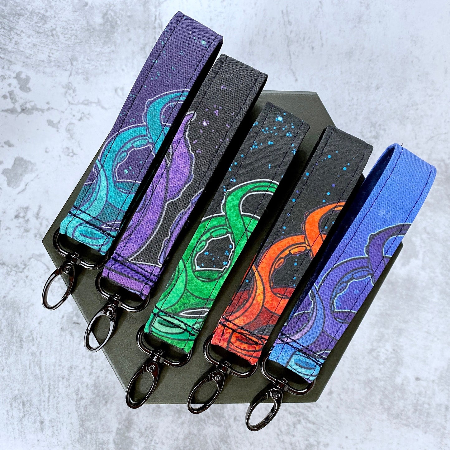 Tentacle Wristlet Key Fob, Lanyard