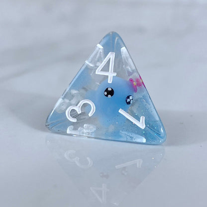 Blue Octopus Dice