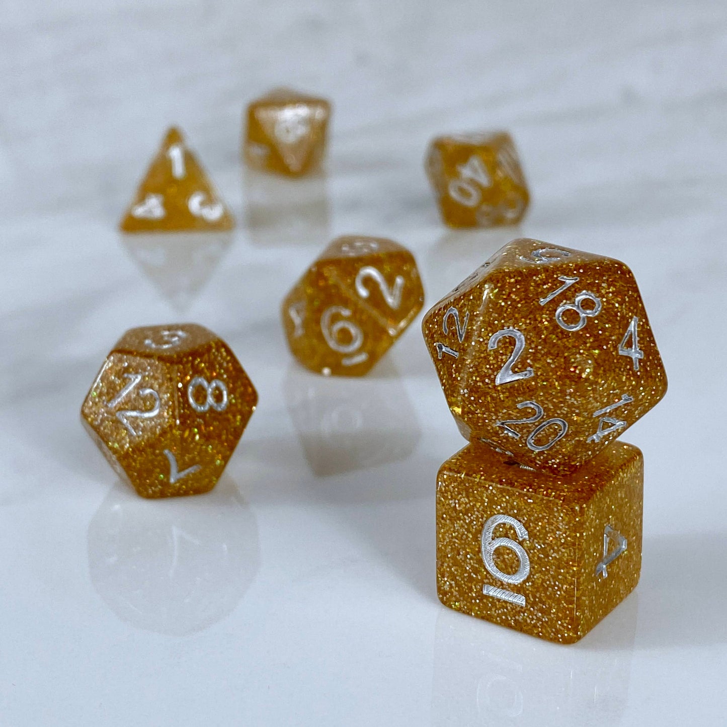 Pixie Dust Gold Dice