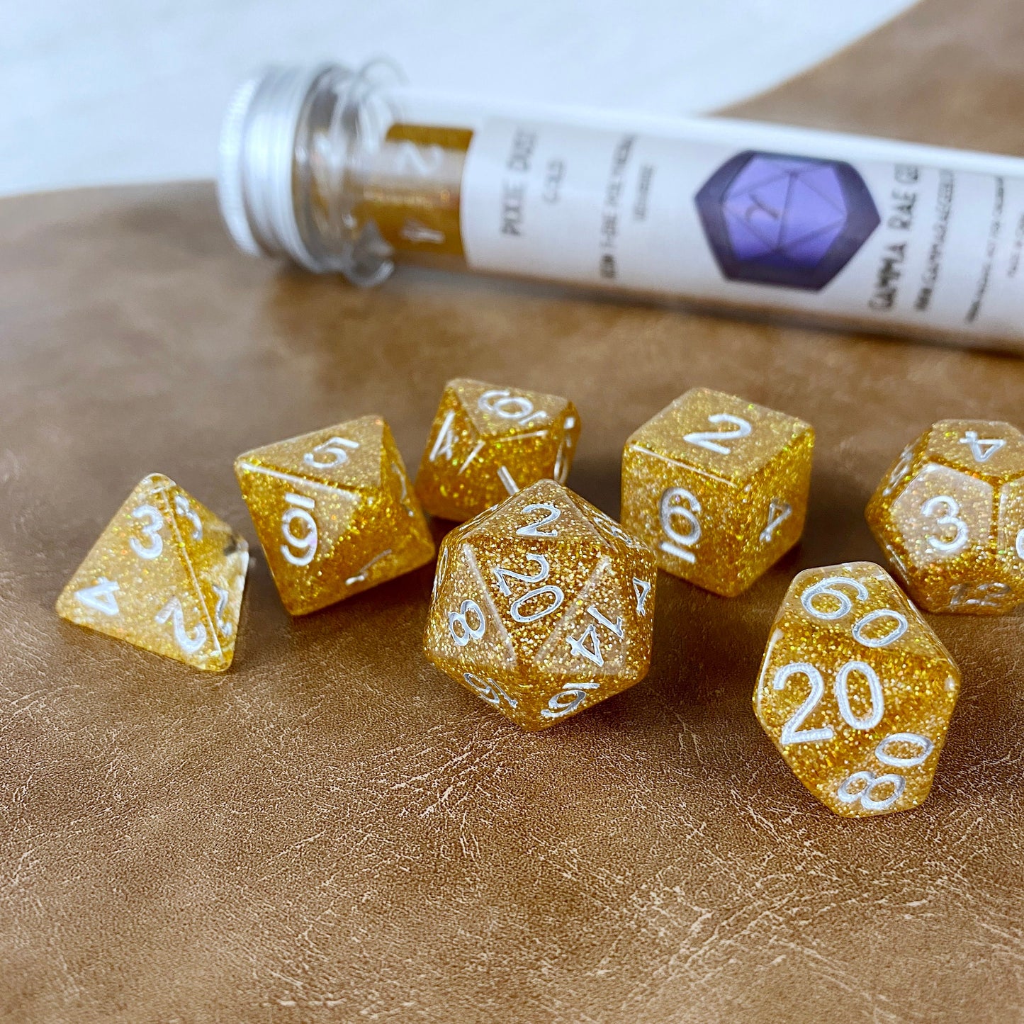 Pixie Dust Gold Dice