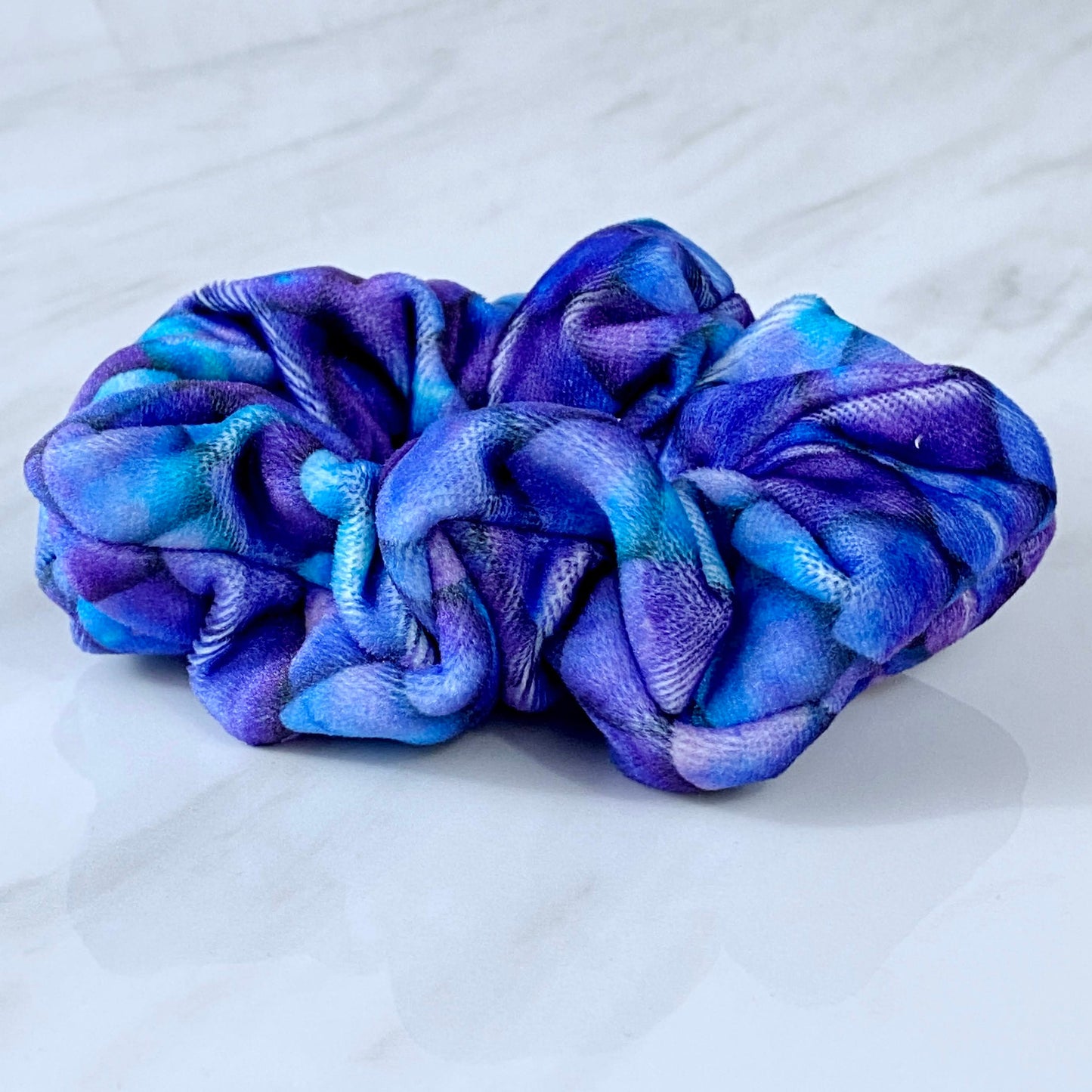 Velvet Dragon Scale Mimic Scrunchie