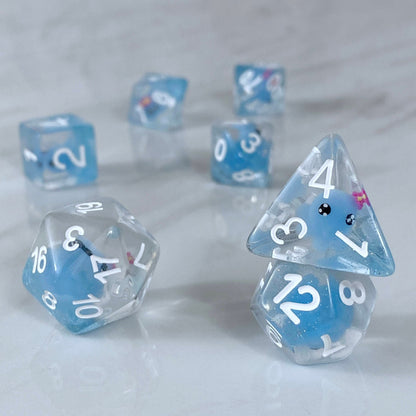 Blue Octopus Dice