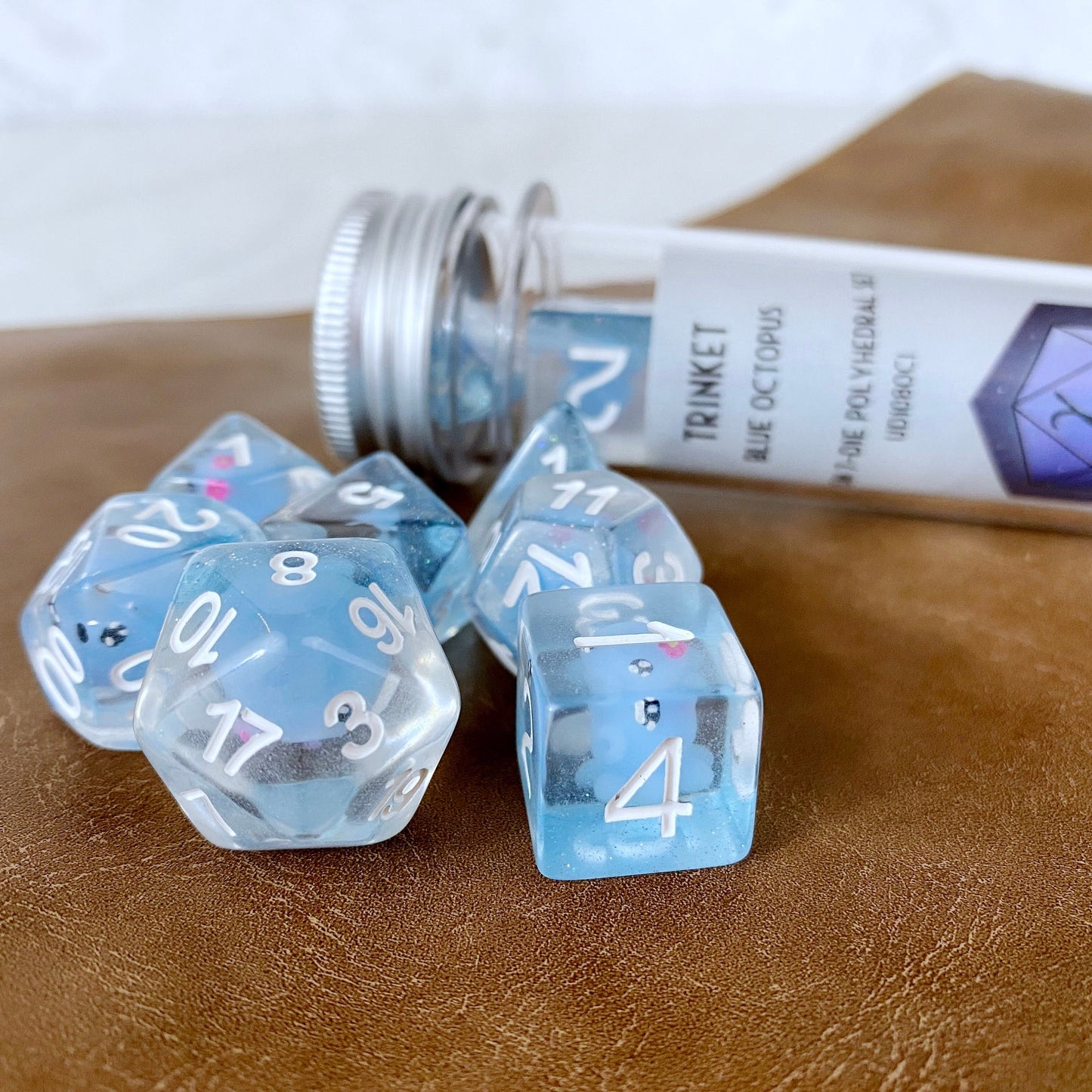 Blue Octopus Dice