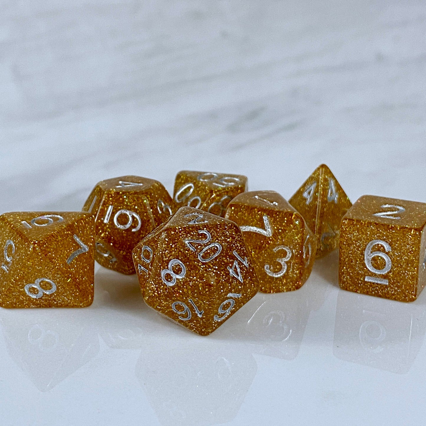 Pixie Dust Gold Dice