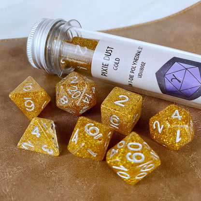 Pixie Dust Gold Dice