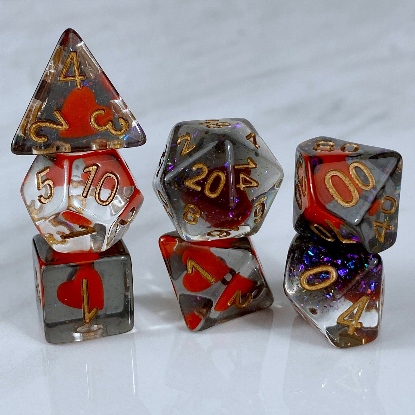 Queen of Hearts Dice