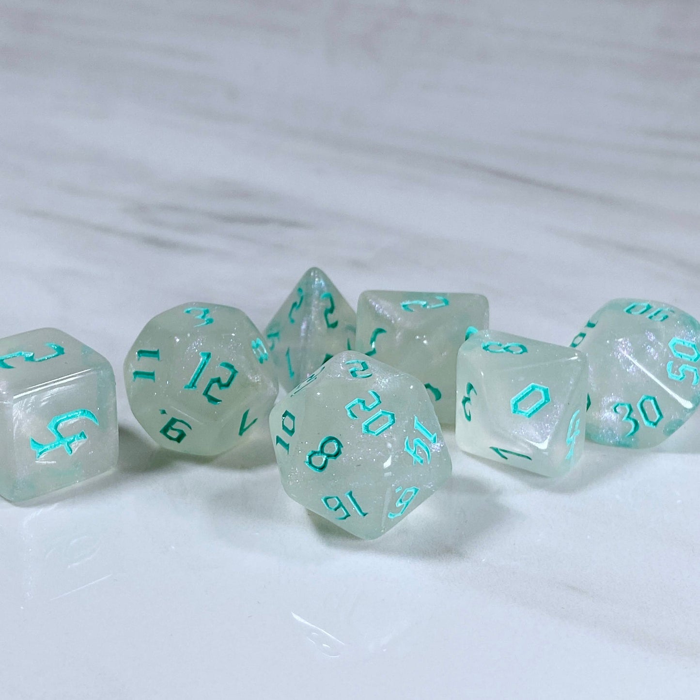 Radiant Turquoise Dice