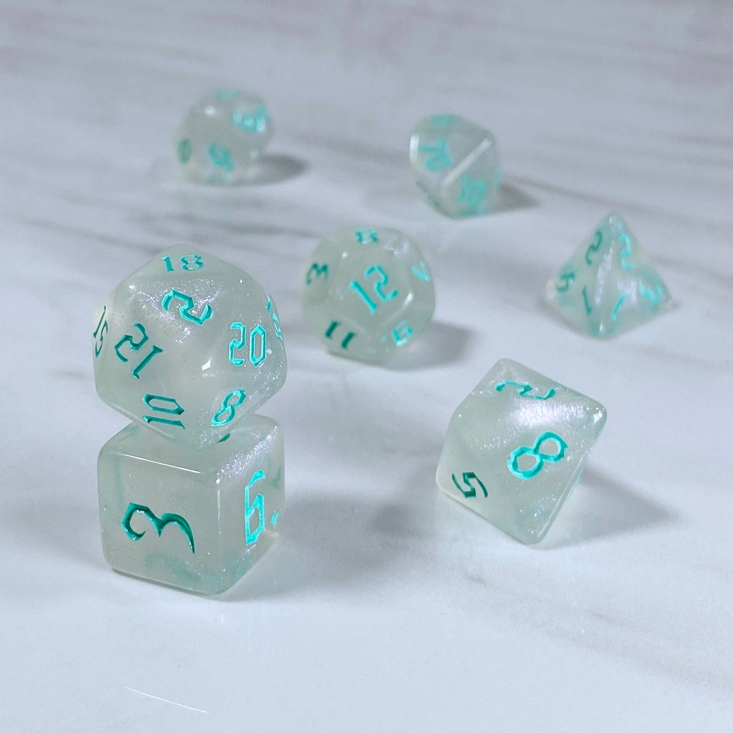 Radiant Turquoise Dice