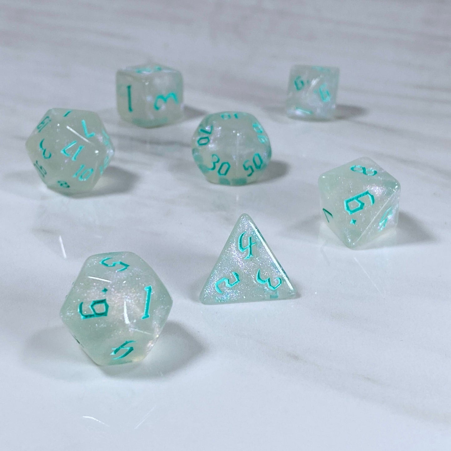 Radiant Turquoise Dice