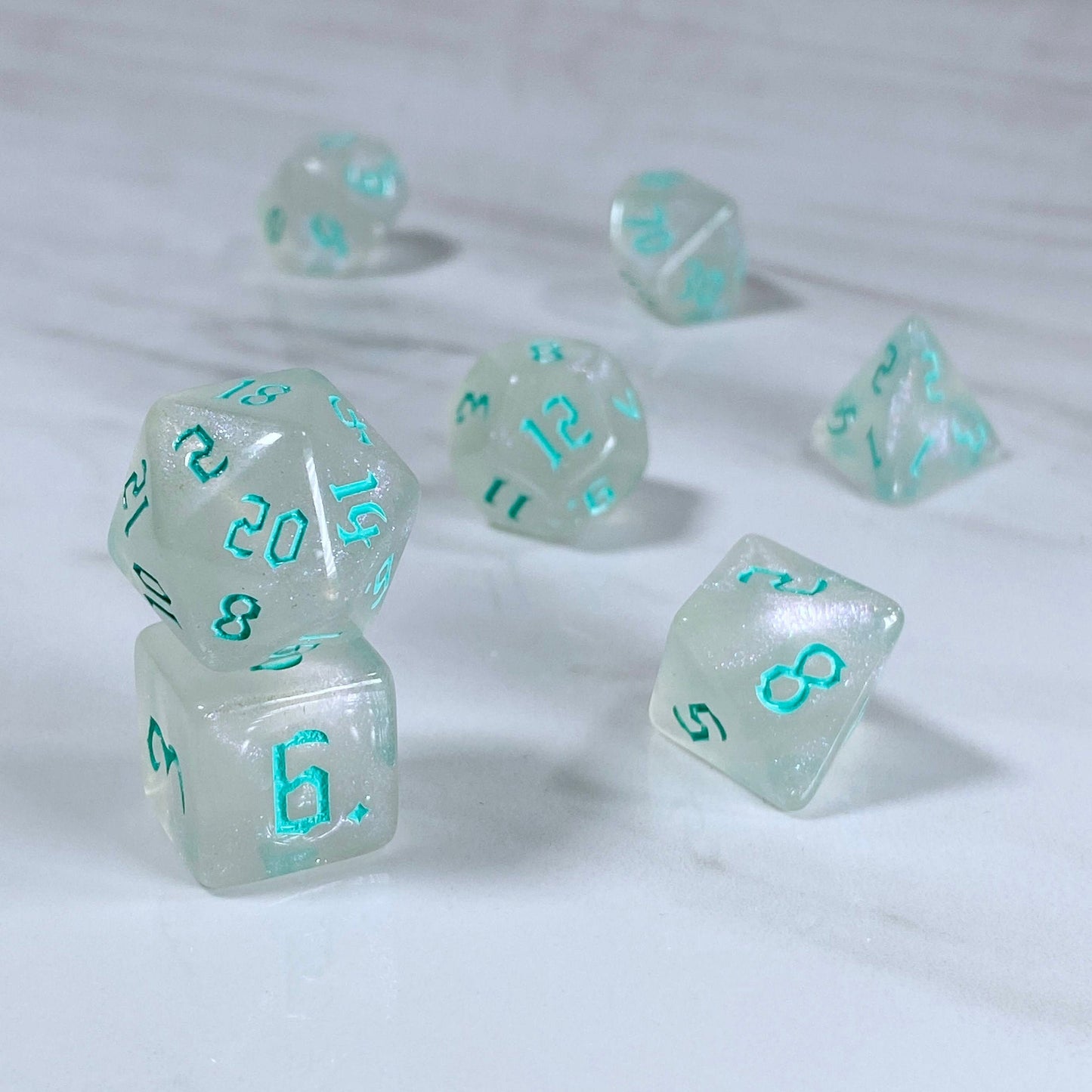 Radiant Turquoise Dice